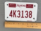 OK Motorcycle License Plate Oklahoma MC Lic — photo 3