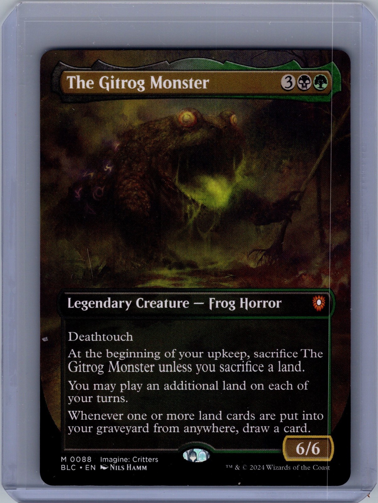 The Gitrog Monster (Borderless) Commander: Bloomburrow Regular