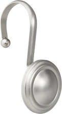 Nickel Shower Curtain Hooks Rings Decorative Silver Shower Hook Shower Curtain