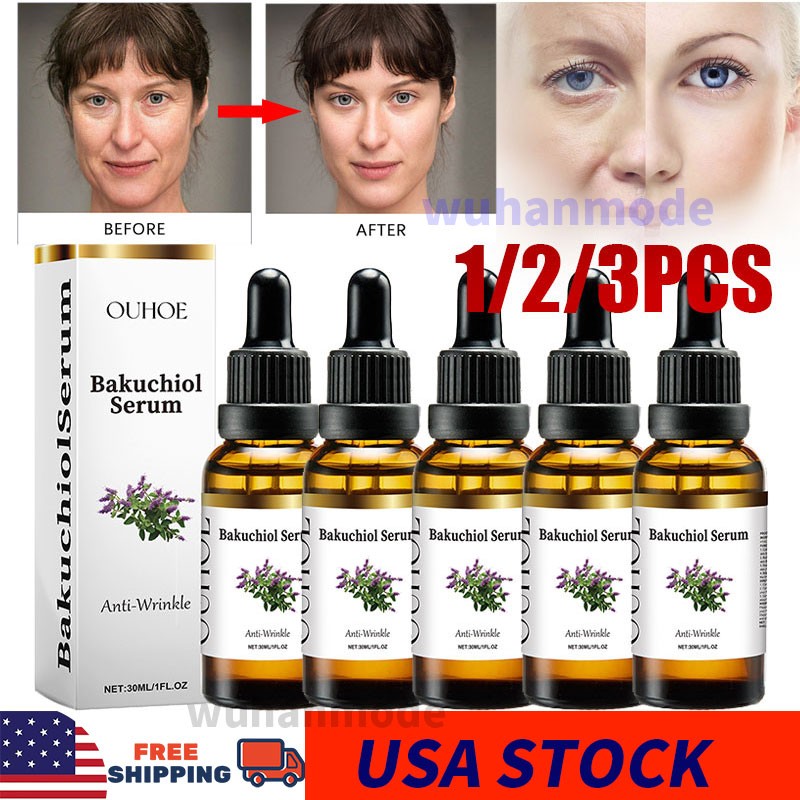 30,000 PPM Organic Cold Pressed Bakuchiol Oil Anti-Aging Serum for Face Hydratin