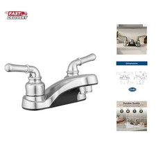Lynden Bathroom Sink Faucet - Metallic Plating Over Lightweight ABS Plastic B...