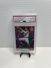 Jason Tatum 2019-20 Panini Mosaic reactive blue #79 PSA 10