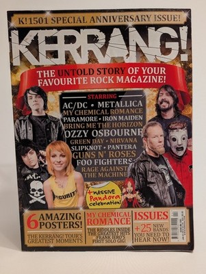 Kerrang! Magazine 1501 Anniversary, My Chemical Romance, Paramore,Green Day