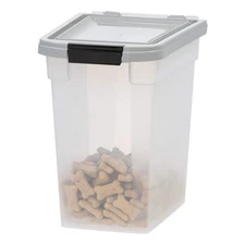 USA 10 Lbs / 12.75 Qt WeatherPro Airtight Pet Food Storage Container for Dog