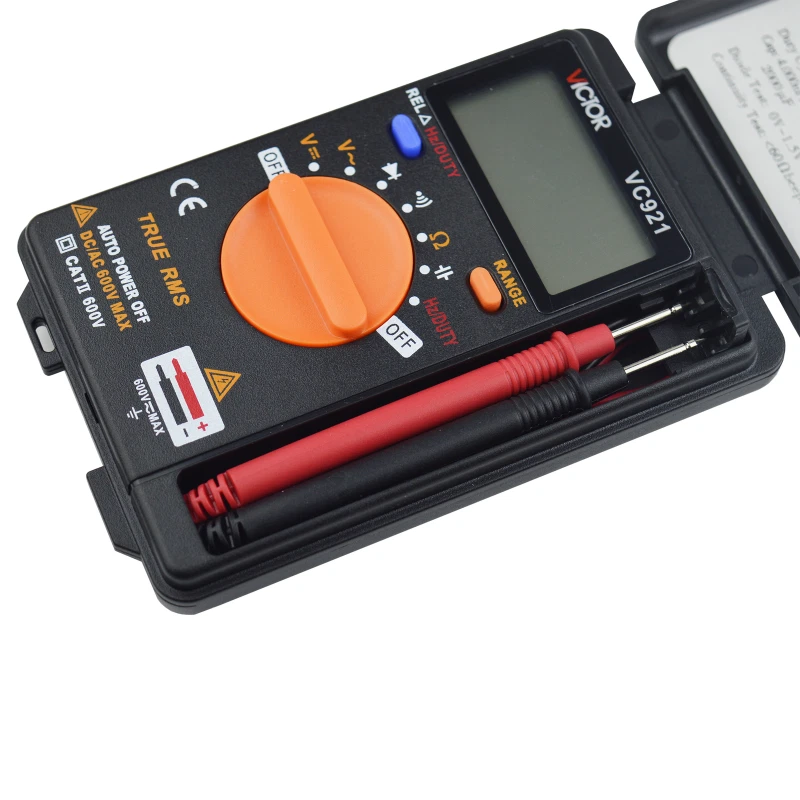 Victor VC921 DMM integriertes persönliches Hand-Mini-Digital-Multimeter mit Tasche KD - Bild 4 von 4