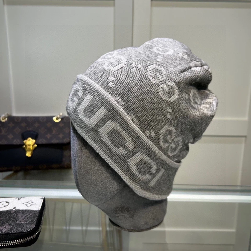 Роскошный G вязаный Beanie крышка моды шляпа теплый зимний лыж череп крышка беспошлинно - Изображение 4 из 4