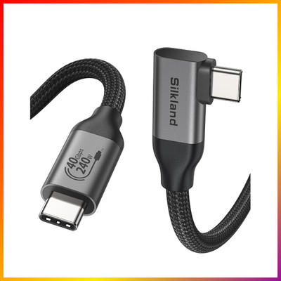 USB4 Kabel 2M 40Gbps für Thunderbolt 4, 8K@60Hz, 240W PD3.1