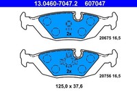 ATE BremsbelÄGe Bremsbelagsatz Hinten Passend FüR BMW 5ER E28 6ER E24 7ER E23