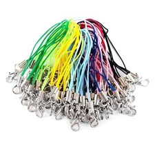 Lobster Clasp Cords Strap Charm Mini Lariat for Cellphone 50 Pack 10 Colors 2