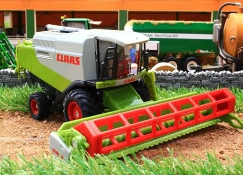 Siku 1991, Claas Combine Harvester, 1:50, Metal/Plastic, Green/Red, Movable - Image 4 of 4