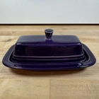 Fiestaware Plum Purple 1/4 Lb Covered Butter Dish – HLC Fiesta USA - 7-3/8” Long