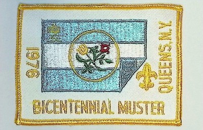 Boy Scout Bicentennial Muster Patch 1976 Queens NY