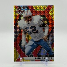 2025 Panini Mosaic #132 Robert Brazile Mosaic Choice Red & Yellow #/89