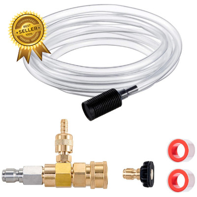 Downstream Injector for Pressure Washer Power Washer Chemical Injector Kit Soap