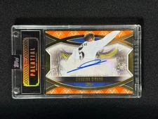 2024-25 Topps Palatial Real Madrid CF #/25 Ovation Orange Zinedine Zidane AUTO