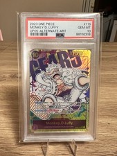 2023 ONE PIECE MONKEY D. LUFFY 119 OP05-ALTERNATE ART Psa10 English