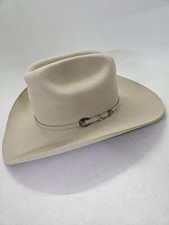 Stetson 4X Corral, Silversand Buffalo Collection Felt Cowboy Hat, Men's Sz 7 1/8