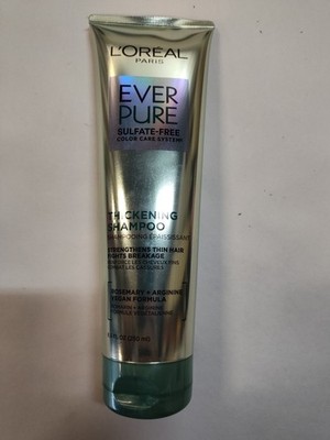 L'Oreal Ever Pure Sulfate-Free Thickening Shampoo 8.5fl.oz./250ml New