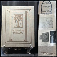 Antiques Rundschau 1908 Complete Art Nouveau Fritzsche Original Cover Leipzi