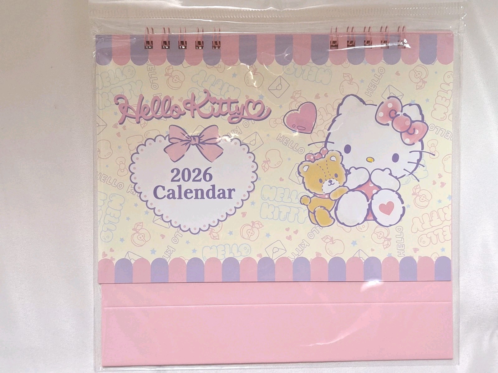 Sanrio Hello Kitty 2026 Desk Calendar Japan Exclusive Daiso Cute Stationery Gift