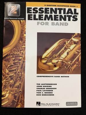 Essential Elements for Band - Eb Baritone Saxophone Method Book 1 wEEi (Online)