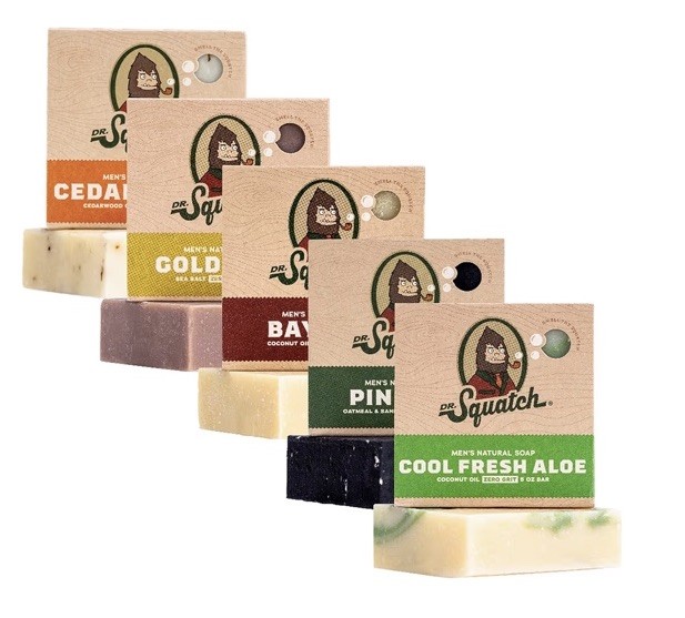 Lumberjack Lather Natural Bar Soap for Men - Cold Process 5 oz, 5-Pack