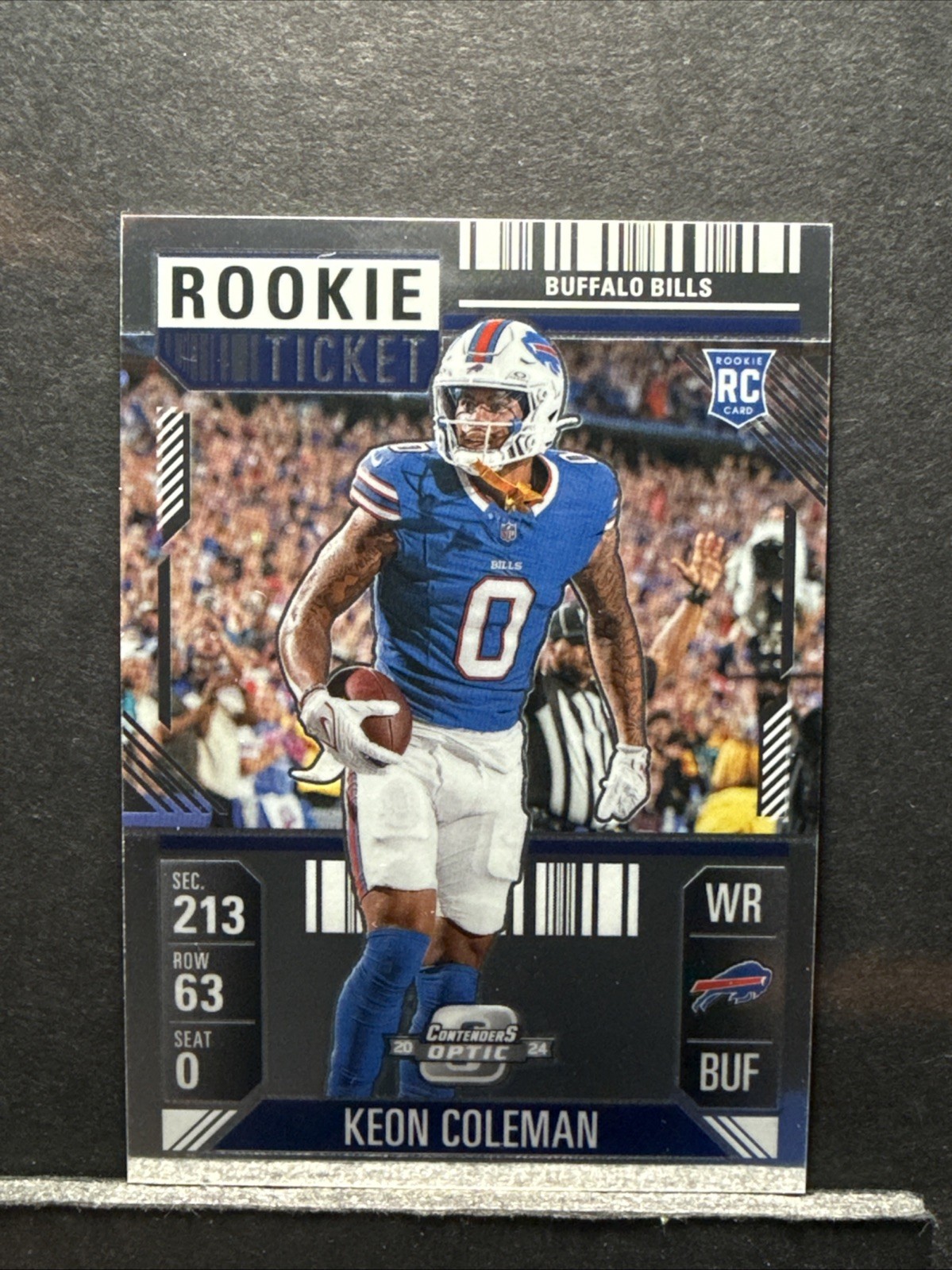 2024 Panini Contenders Optic - Rookie Ticket Keon Coleman #81 (RC)
