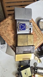 Vintage DUNHILL Rollagas  Lighters Not Working Needs Tune Up.and Others Lot Of 6