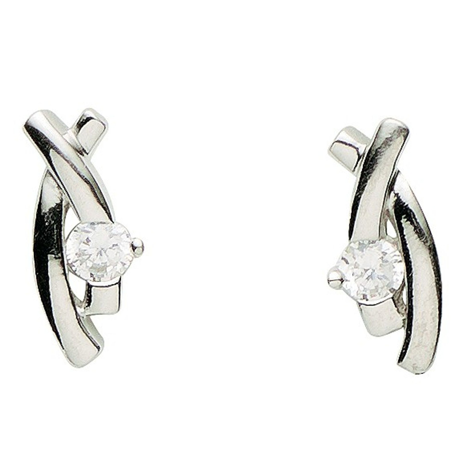 Miamar 011146 Damen Ohrstecker Sterling-Silber 925 wei 14390₽