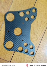 Pokornyi Engineering Rally Button Plate – Carbon Fiber Plate Only