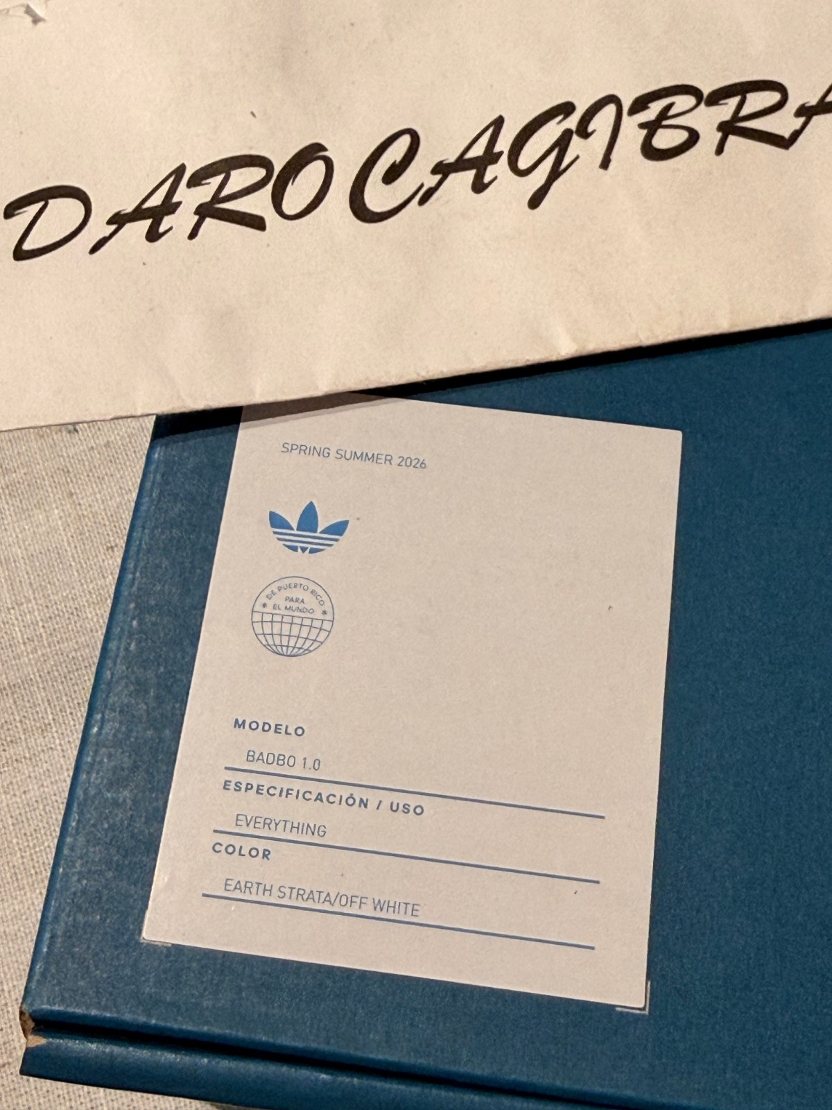 BAD BUNNY PARA ADIDAS BADBO 1.0 BROWN US 9.5 100% AUTHENTIC #1089/1994 thumbnail 9