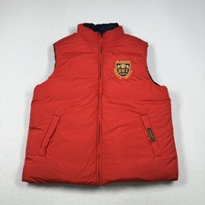 Polo Ralph Lauren Reversible Down Puffer Vest Boys XL 18-20 Youth Full Zip