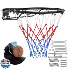 Airjam Basketball Rim, 18" Replacement Wall Mounted Outdoor Baske