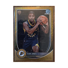 🔥Topps 2025-26 Chrome Kam Jones Pacers Rookie Gold Refractor /50🔥