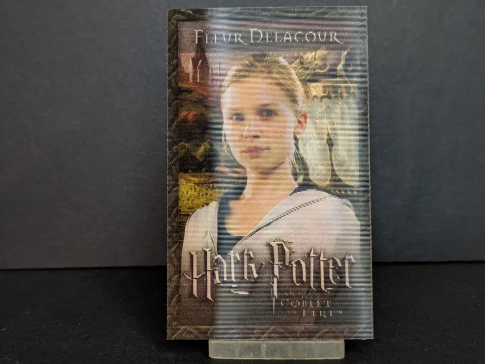 Rare Harry Potter & the GoF 2005 Lenticular Card Fleur Delacour Warner Bros - Image 3 of 4