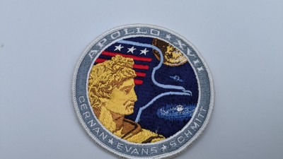 Patch - Apollo XVII - Apollo 17 - 4'' Across - Cernan - Evans - Schmidt