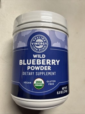 Vimergy USDA Organic Wild Blueberry Supplement Powder, 62 Servings 8.8 Oz 10/26