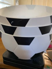 	3 Soccer-Shaped Snack Trays – Target – Party Serving Platters for Game Day