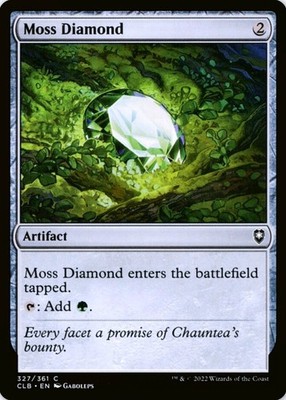 X 1 Moss Diamond NM-M CLB 327 MTG Magic The Gathering