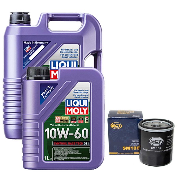 MotoröL Set MOS2 Leichtlauf 10W-40 6 Liter + ÖLfilter FüR Renault Suzuki Vitara-image