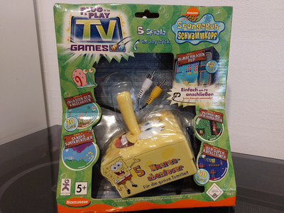 TV Game Plug and Play Spongebob Jakks Pacific Joystick
