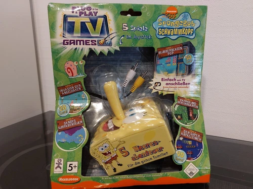 TV Game Plug and Play Spongebob Jakks Pacific Joystick