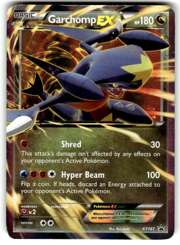 Garchomp EX XY167 Pokemon XY Promo Heavily Played