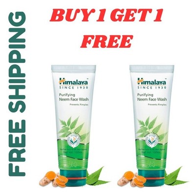 2X Himalaya Herbals Purifying Neem Face Wash 100ML ORIGINAL FREE SHIP
