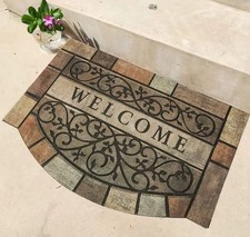 Welcome Door Mats 24"x36" Heavy Duty Front Door Mat Outdoor Large Doormats wi...