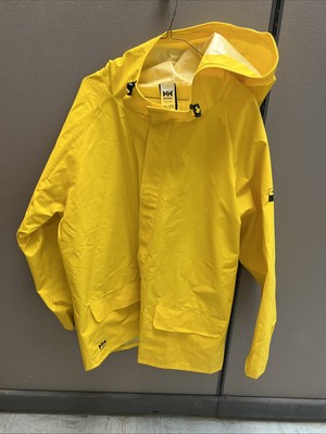 Mandal Waterproof Rain Jacket, Light Yellow, Size 2XL Helly Hansen Work Wear
