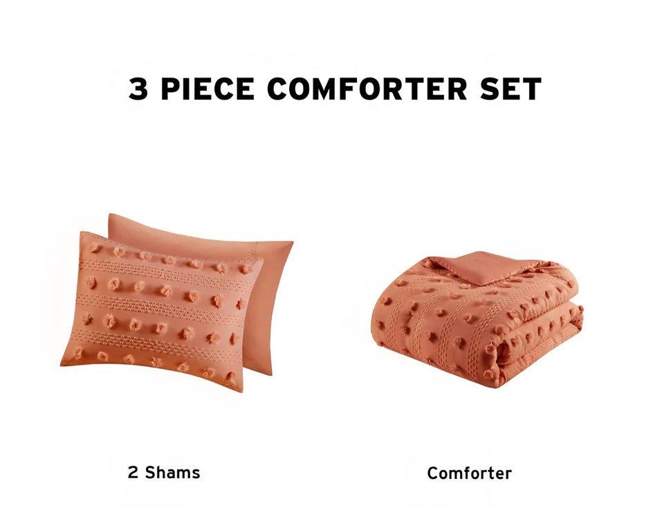 Intelligent Design King Comforter Set, Clipped Jacquard Comforter Set Chic King - Image 2 of 2