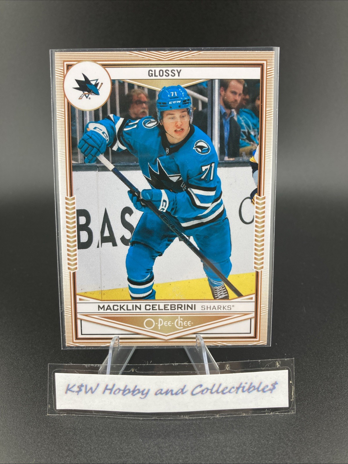 2024-25 UD Hockey Series 2 Macklin Celebrini Glossy Rookie OPC-34