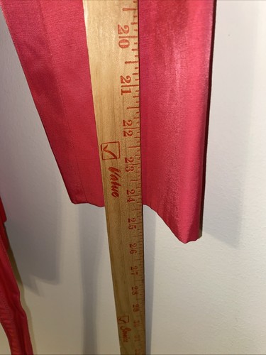 INC Sz S Women's Red Classic Trench Coat Jacket Front Button Vent Not Yet Cut - Picture 12 of 12