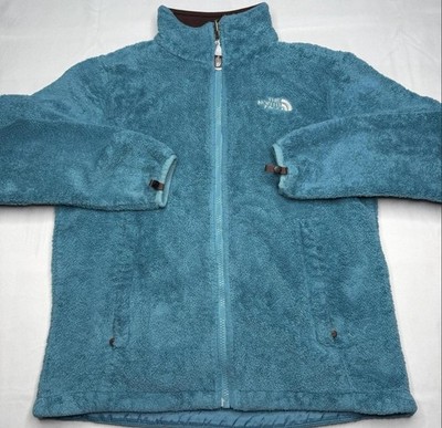 The North Face Teal Sherpa Full Zip Jacket.  Size: Small.  FREE SHIPPING!  